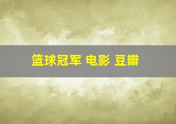 篮球冠军 电影 豆瓣